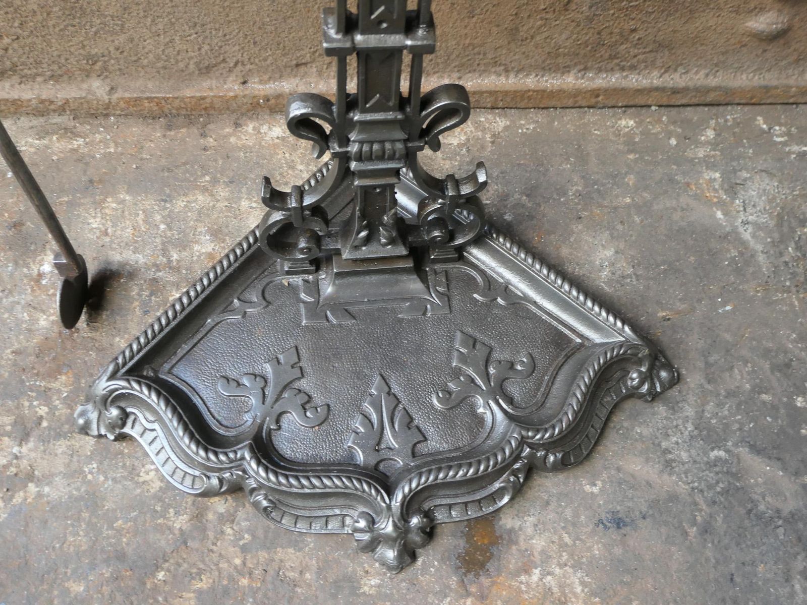 Home Fixtures Large 19th Century French Napoleon III Fireplace Toolset photo