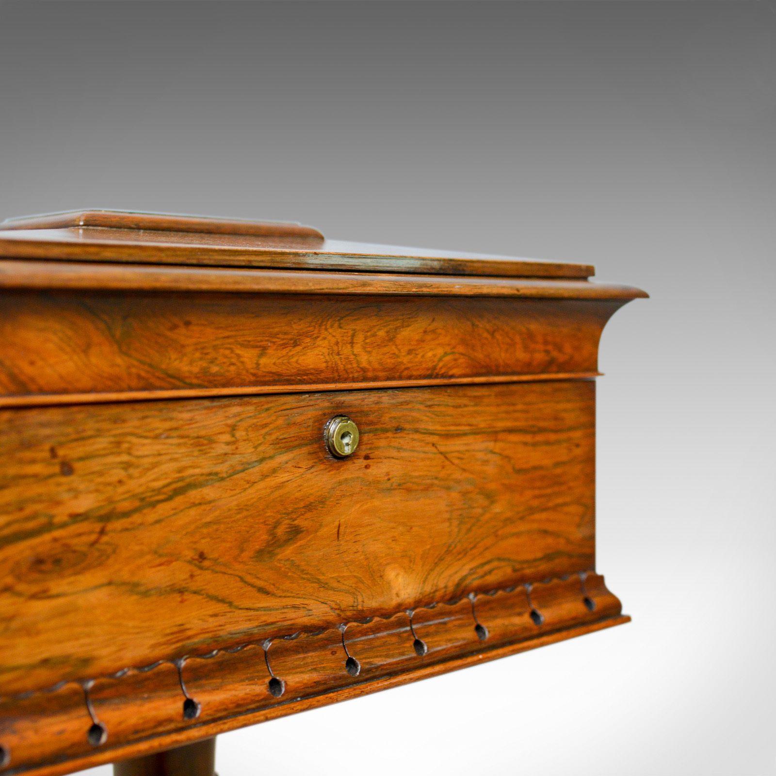 photo furniture Antique Teapoy, English, William IV, Rosewood, Work Box, 19th Century Circa 1835