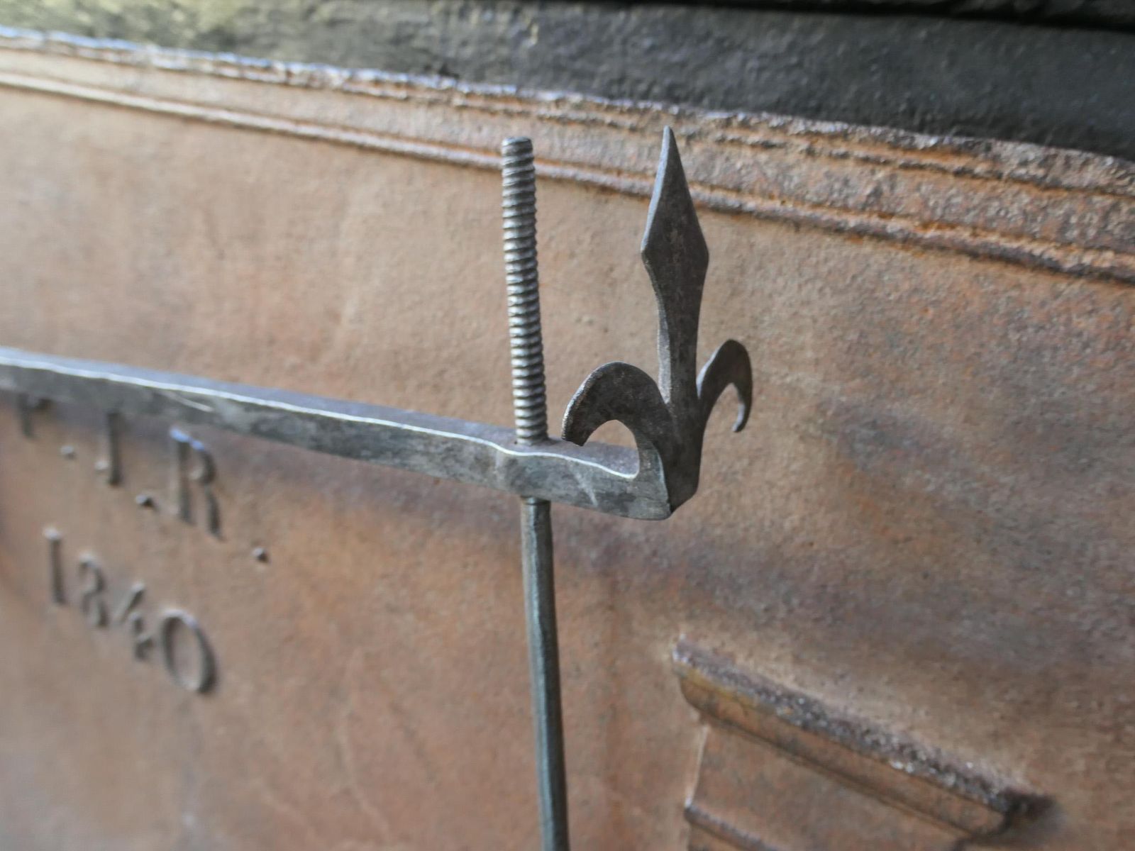 17th 18th Century French Fireplace Crane photo buy