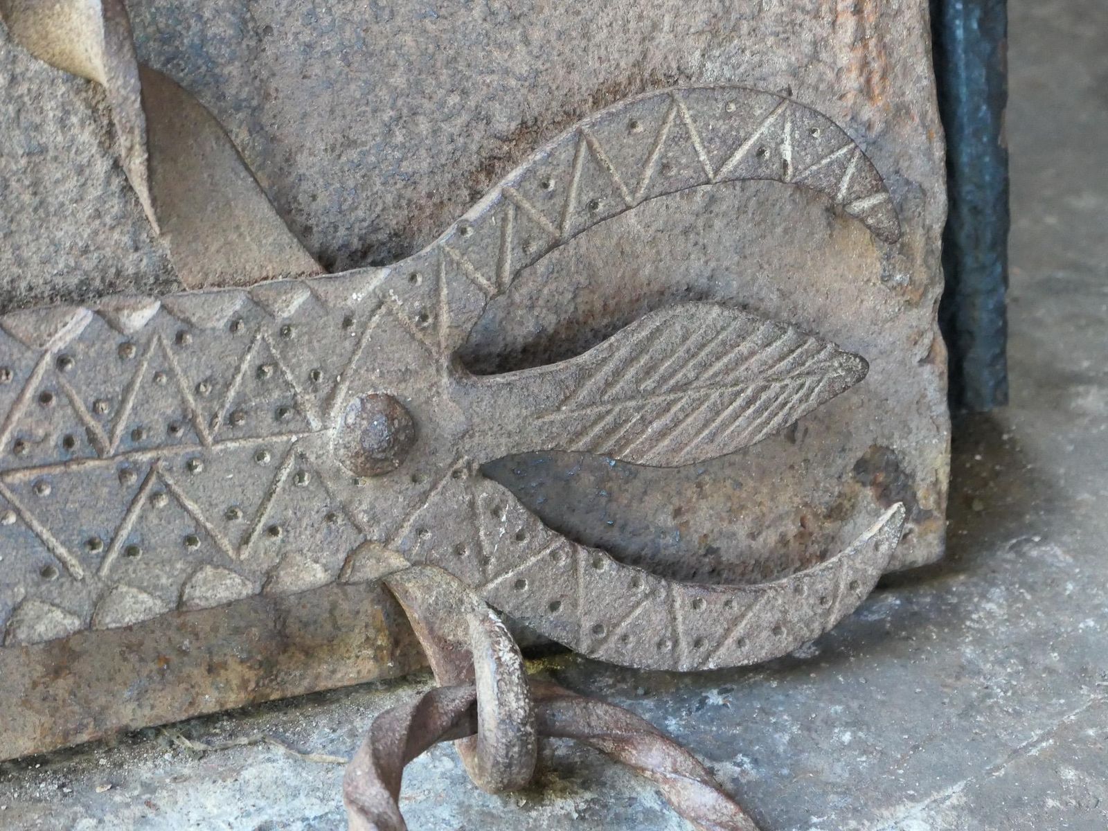 photo buy Large 17th Century French Fireplace Trammel Or Hanger