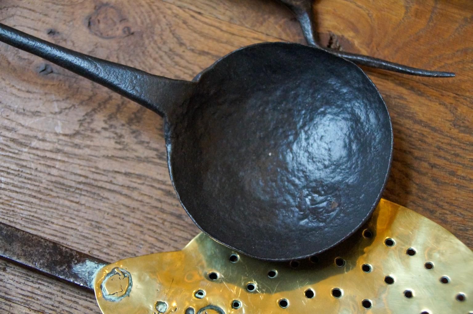 photo furniture Antique Dutch Fireplace Tool Set, Fire Tools, 18th 19th Century