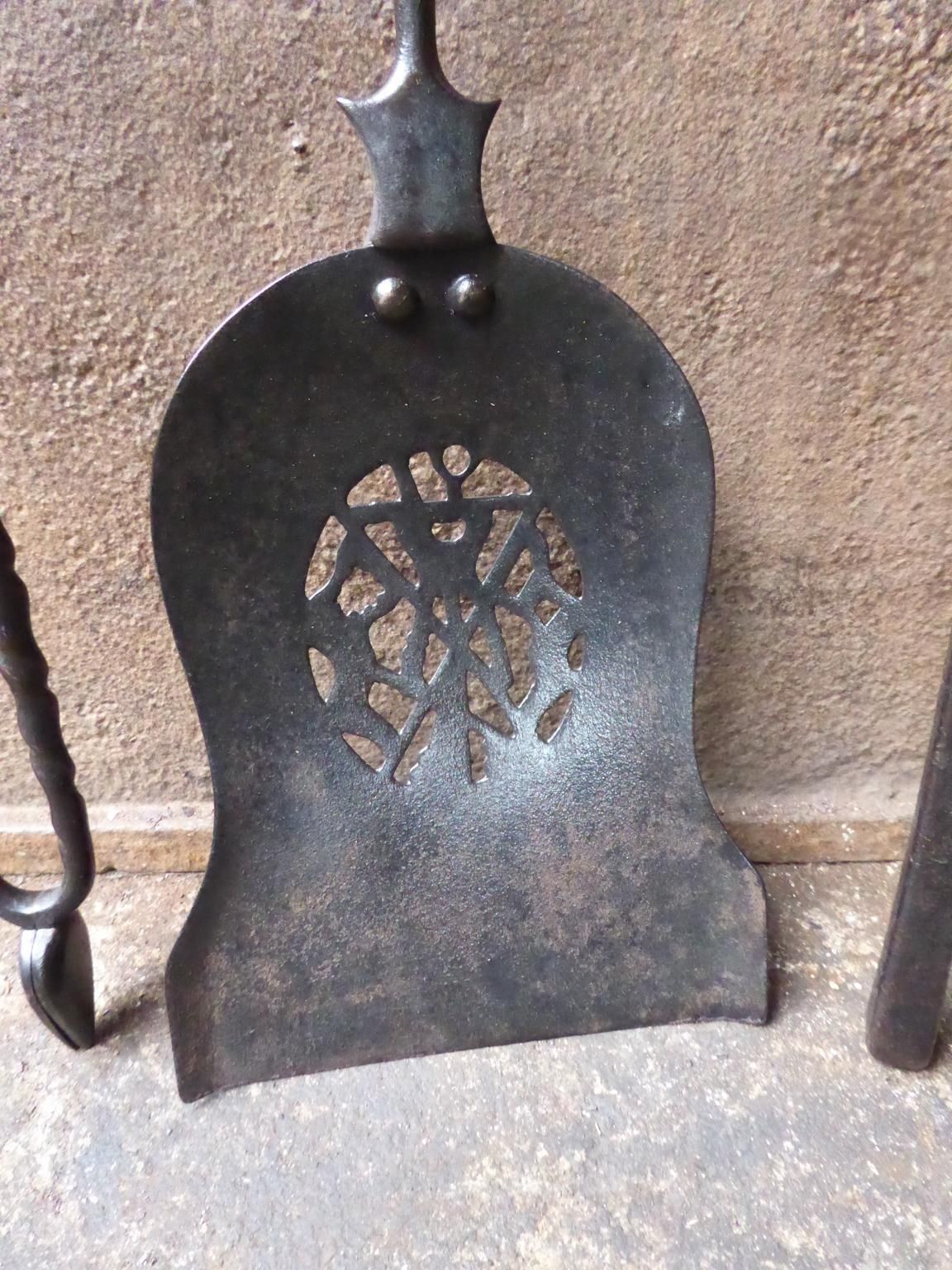 photo for sale English Georgian Fireplace Tool Set Or Fire Irons, 18th 19th Century