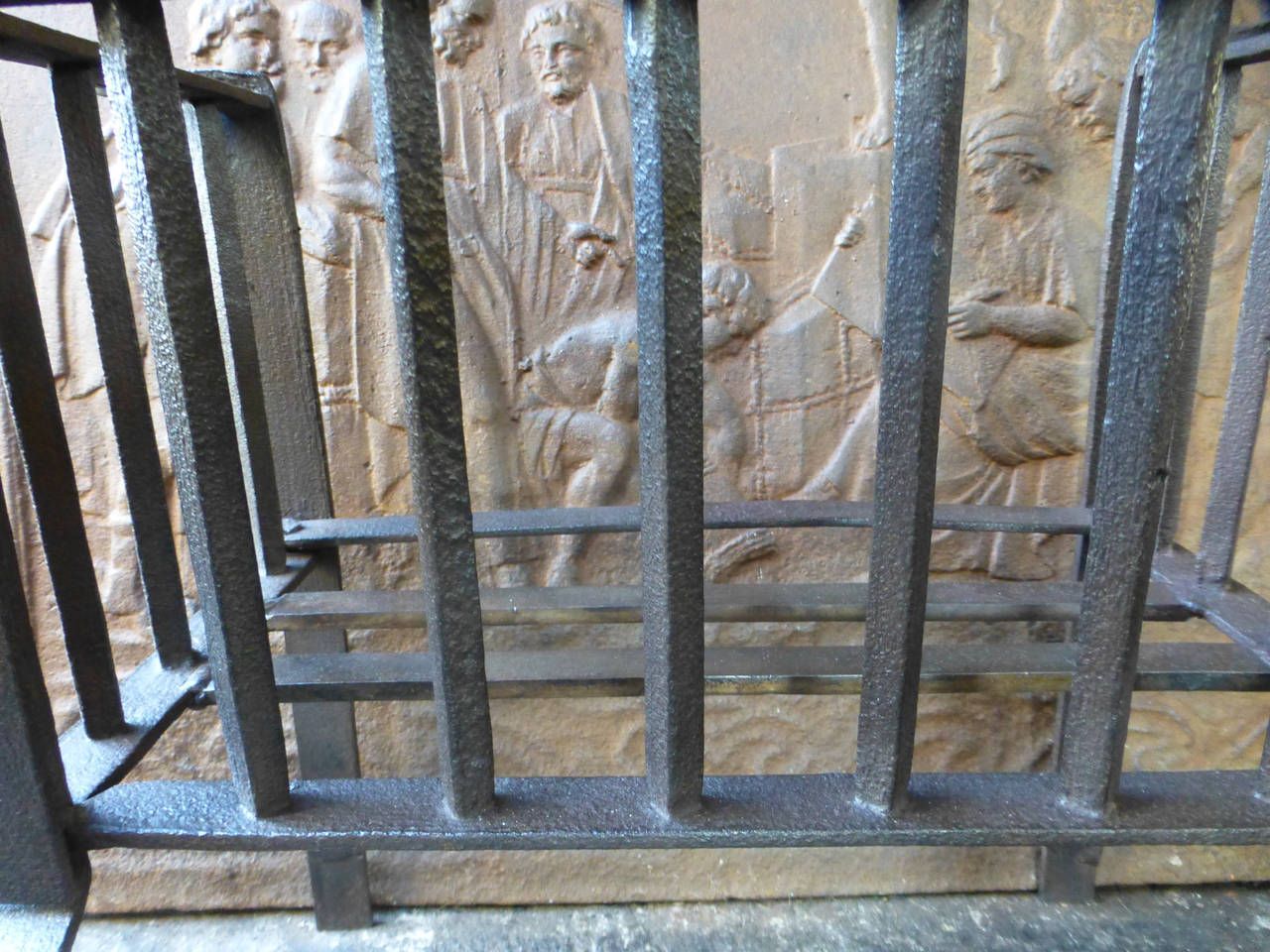 Antique Dutch Fireplace Grate, 18th Century photo 1002.0