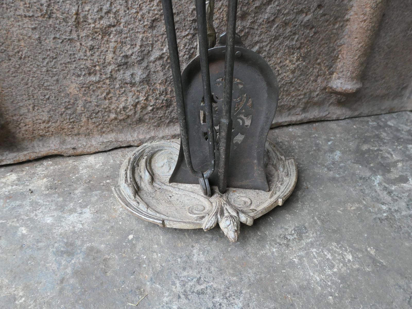 18/19th C. English Georgian Fireplace Tools photo vintage
