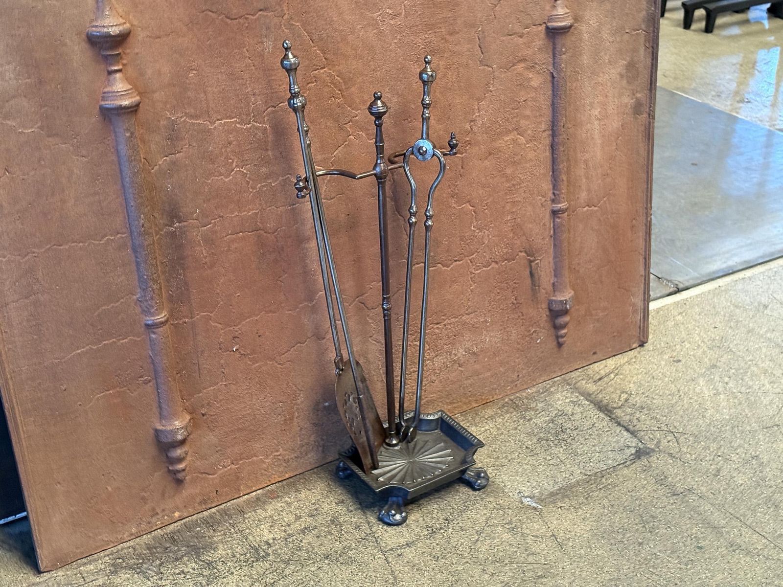 English Victorian Fireplace Tools Or Companion Set, 19th Century photo buy