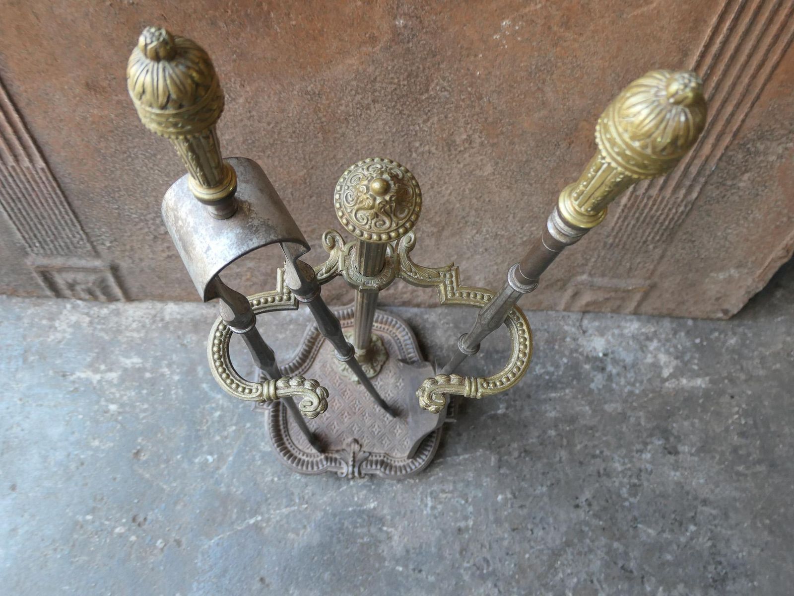 photo for sale Large 18th   19th C. French Neoclassical Fireplace Poker Set