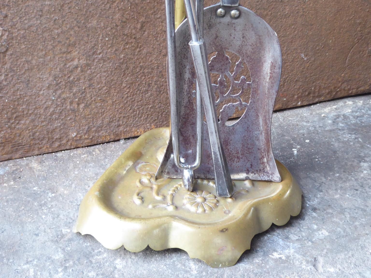 Georgian Fire Irons Or Fireplace Tool Set, 18th 19th Century photo buy
