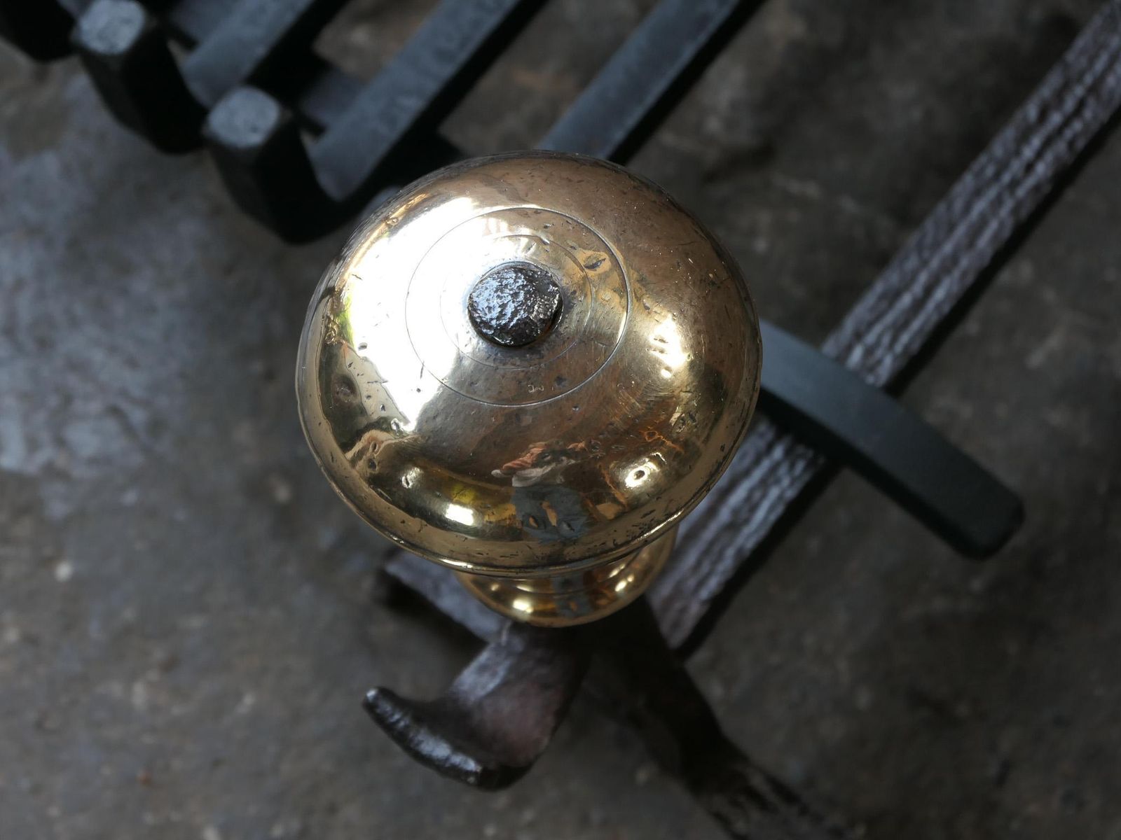 photo buy French Louis XV Period Fireplace Grate Or Fire Basket, 18th Century