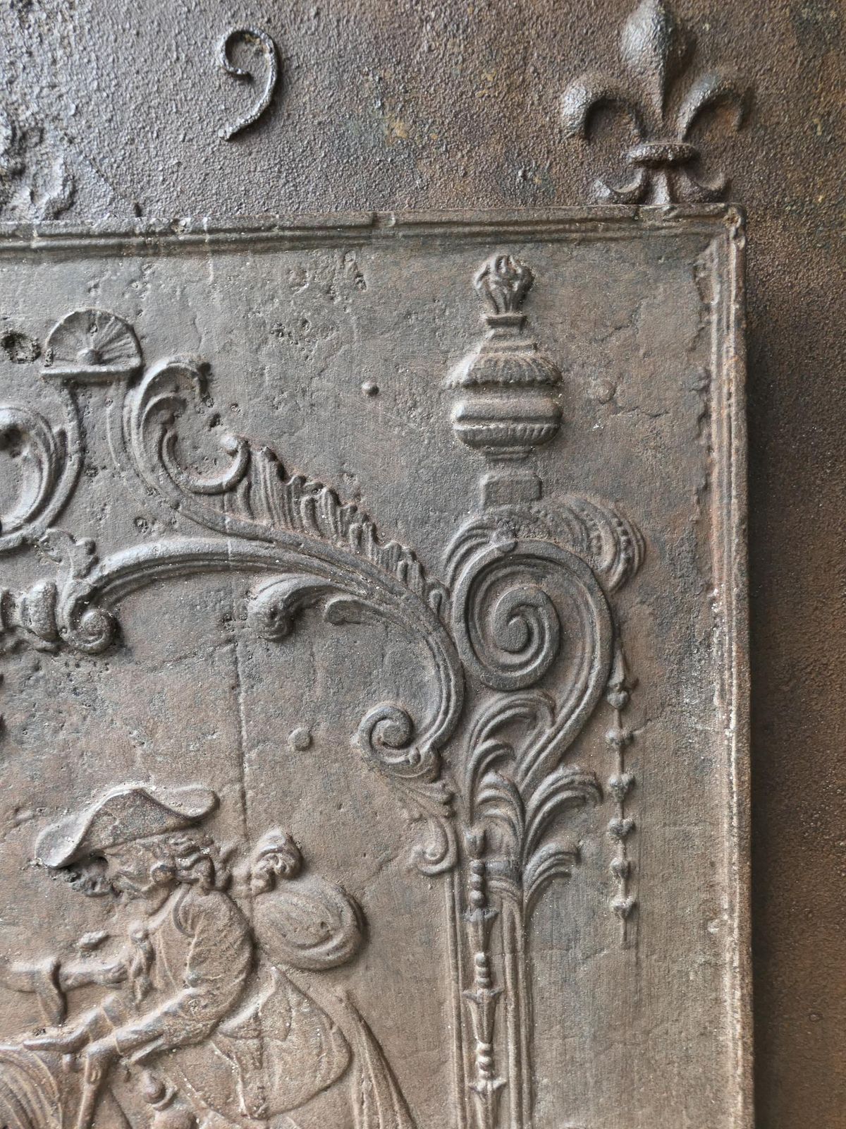 photo for sale Antique French Louis XV Fireback / Backsplash, 18th Century