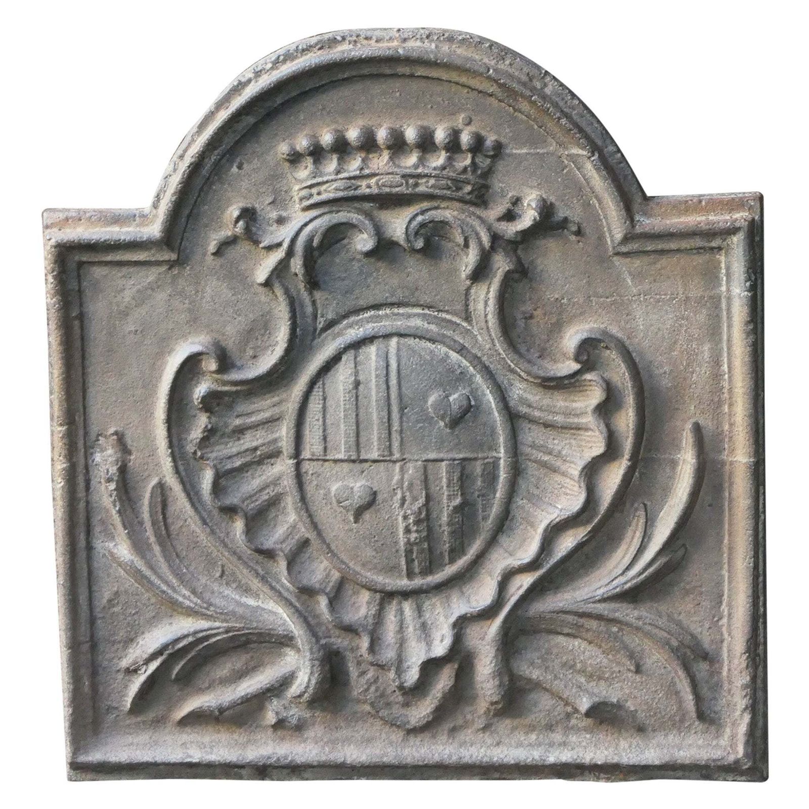 Antique French Louis XV Period 'Arms Of France' Fireback / Backsplash