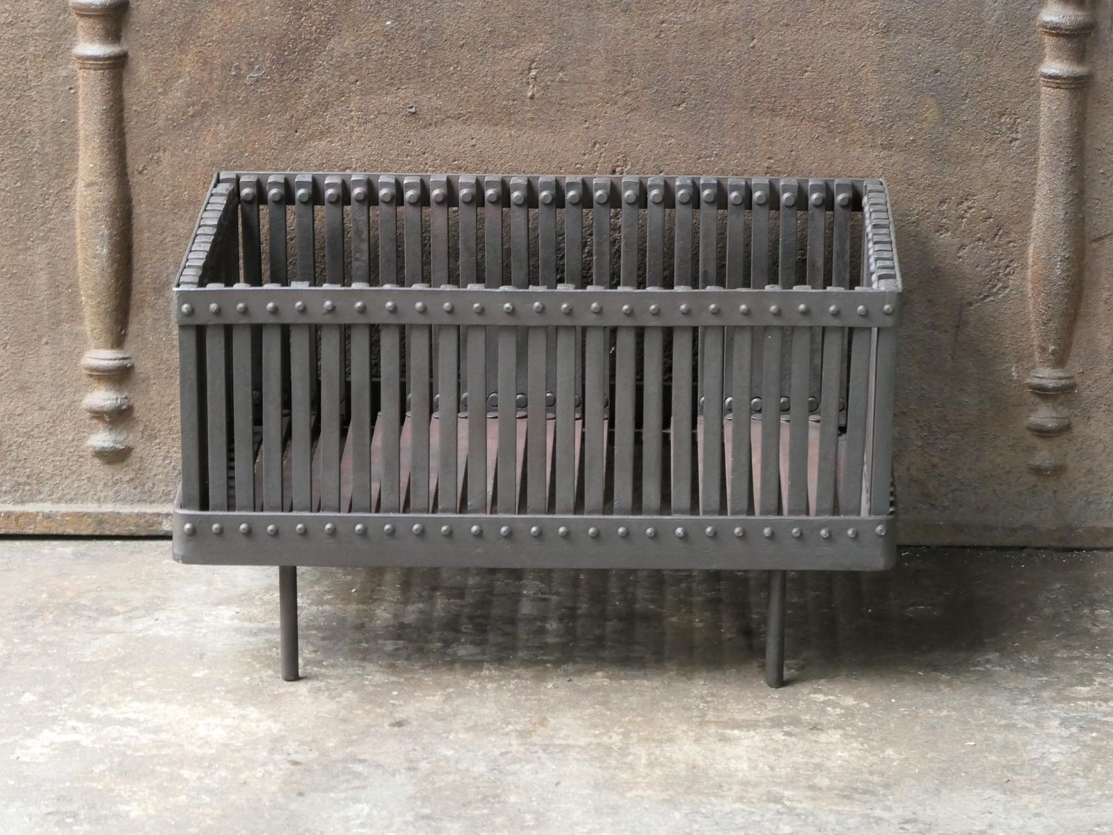 English Modernist Fireplace Grate, Fire Grate photo 1088.0