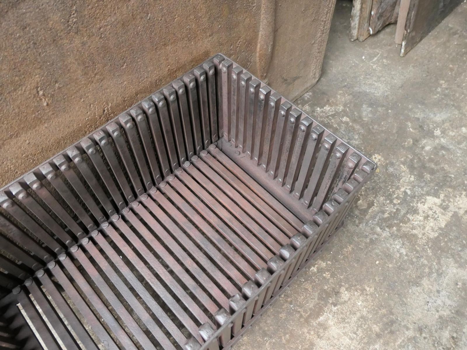 photo furniture English Modernist Fireplace Grate, Fire Grate