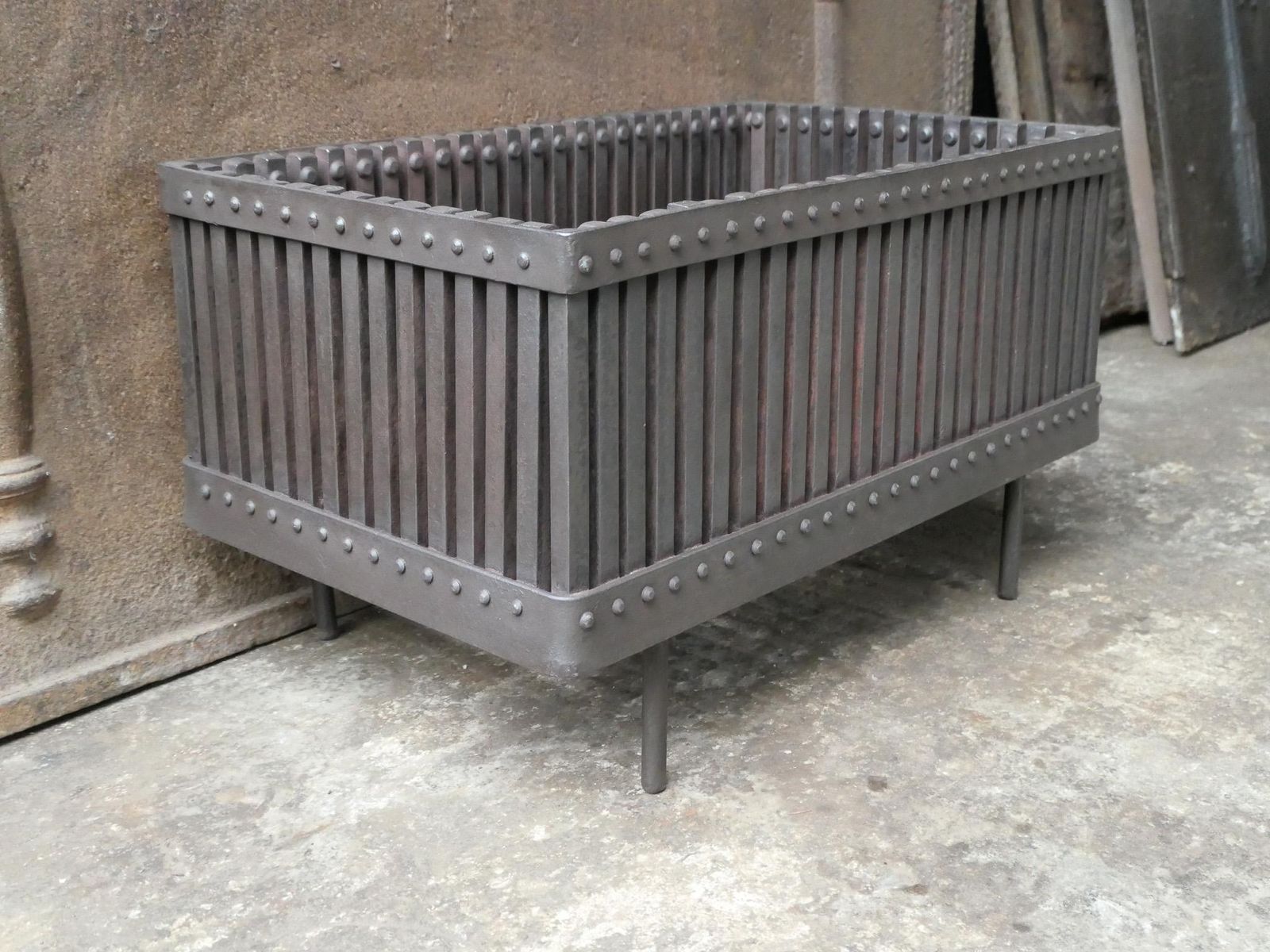 photo for sale English Modernist Fireplace Grate, Fire Grate