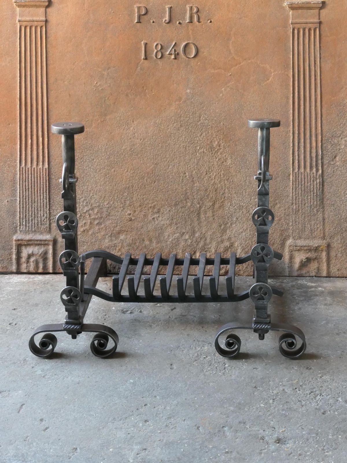 French Neoclassical  Period Fireplace Grate Or Fire Basket, 18th   19th Century photo furniture