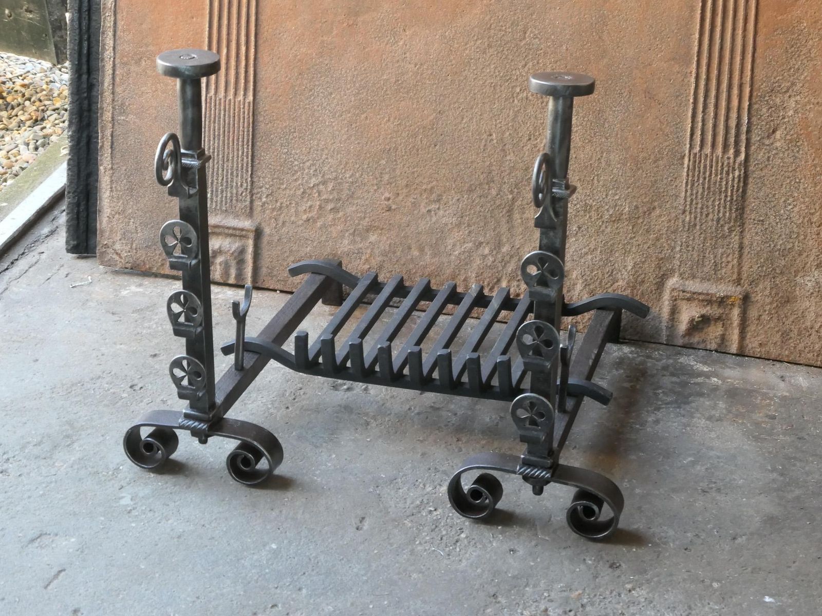 photo furniture French Neoclassical  Period Fireplace Grate Or Fire Basket, 18th   19th Century