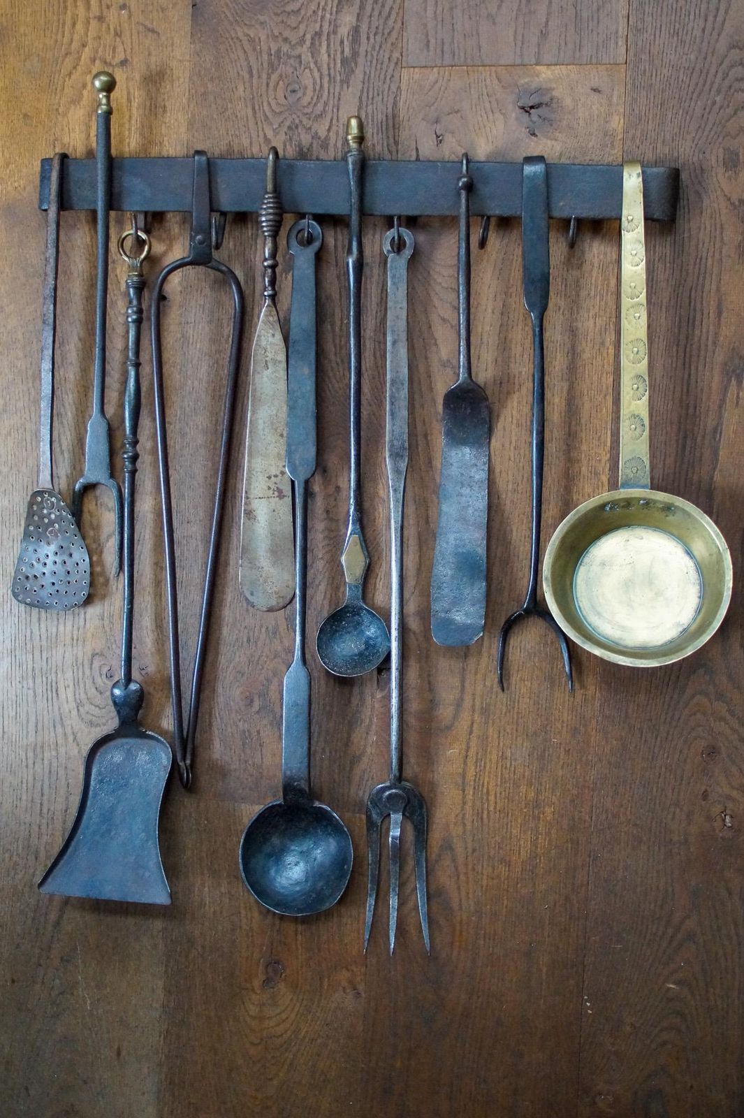 Antique Dutch Fireplace Tools Or Fire Tools, 18th/19th Century photo vinterior