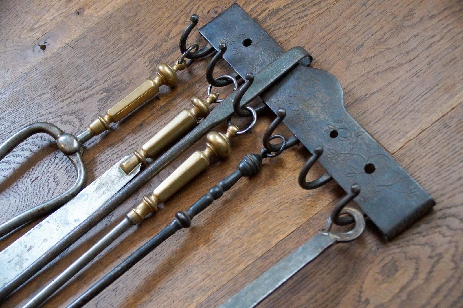 Antique Dutch Fireplace Tools Or Fire Tools, 19th Century photo 1429.0
