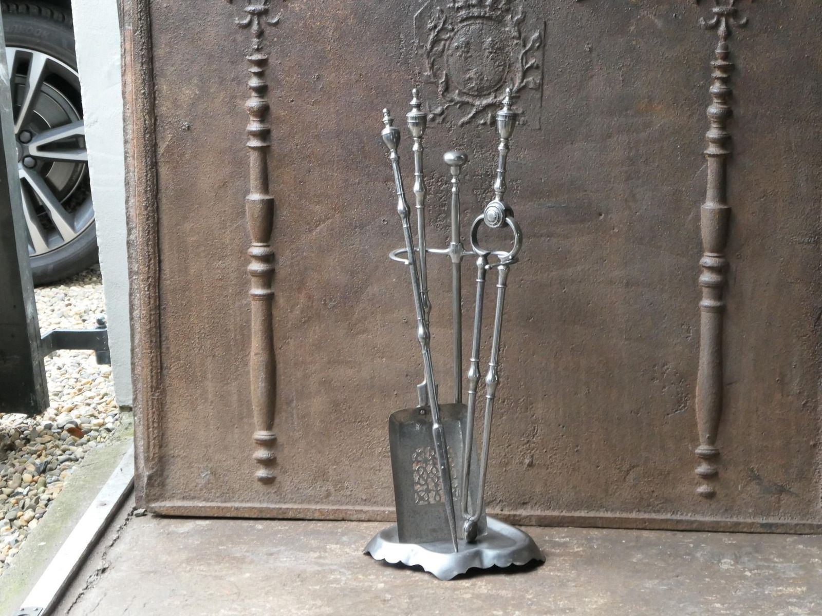 Antique English Georgian Fireplace Tools Or Fire Tools, 18th   19th Century photo Home Fixtures