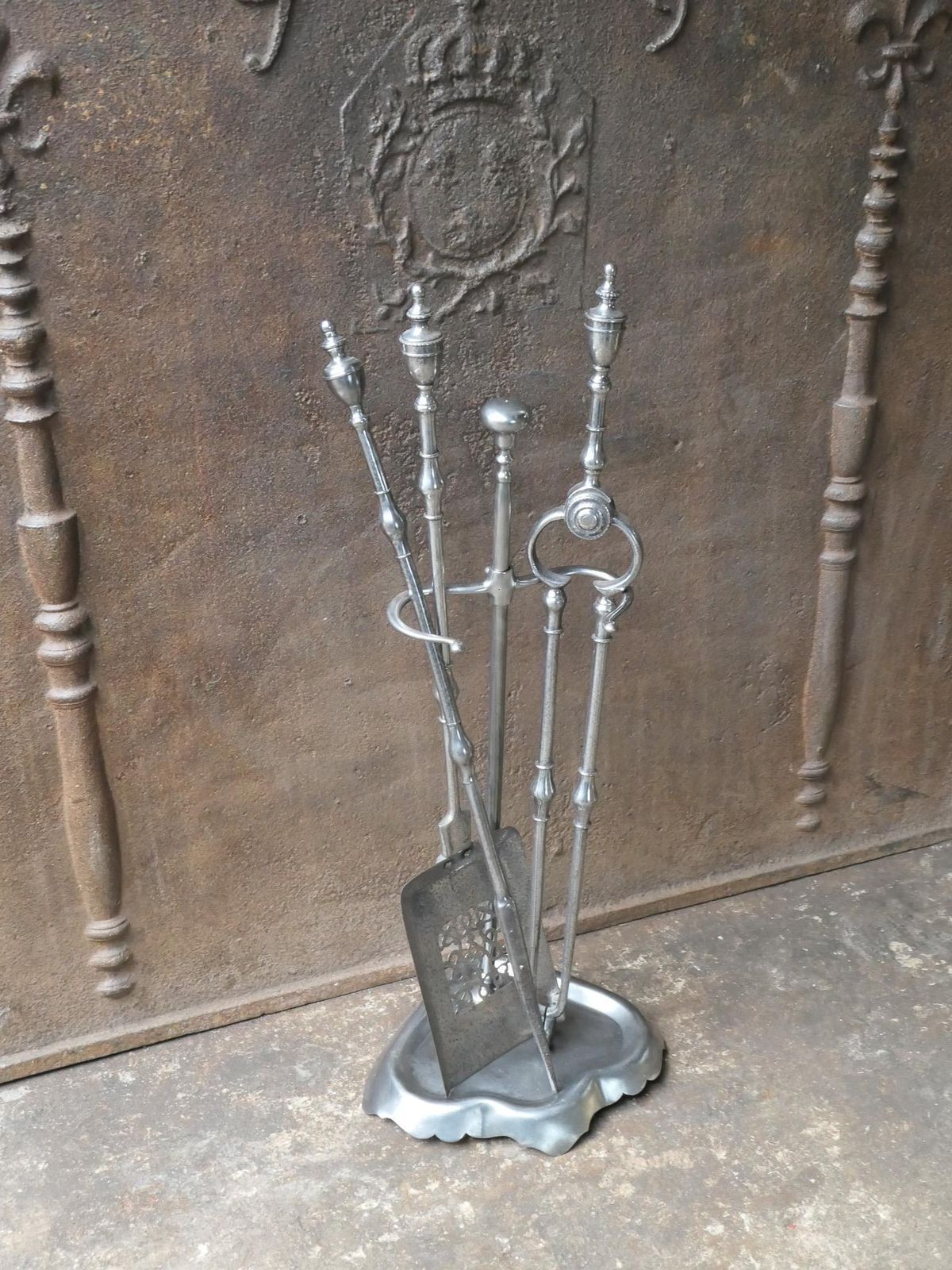 Antique English Georgian Fireplace Tools Or Fire Tools, 18th   19th Century photo buy