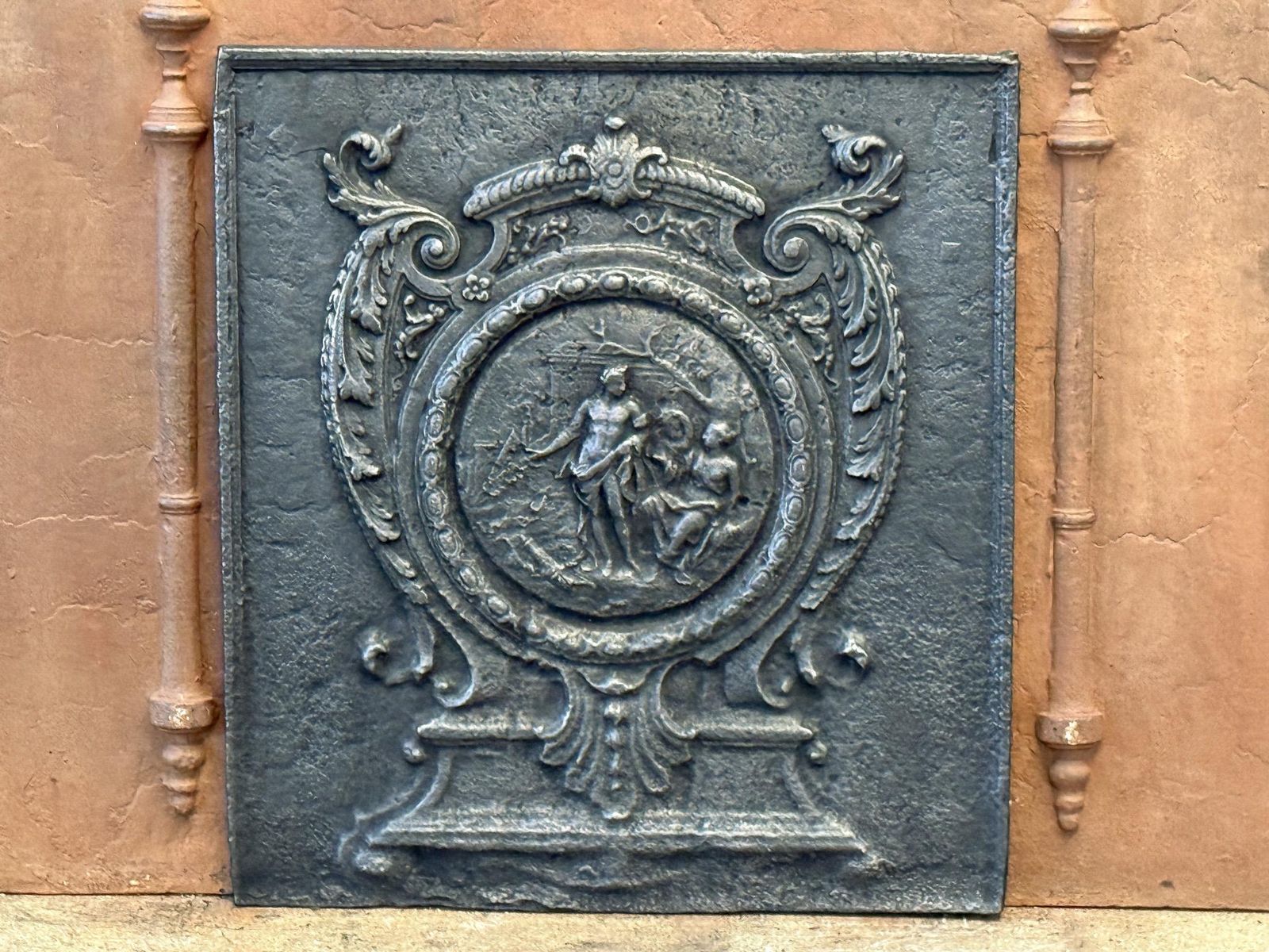 French Neoclassical Period Fireback / Backsplash, Late 18th   Early 19 Century photo furniture