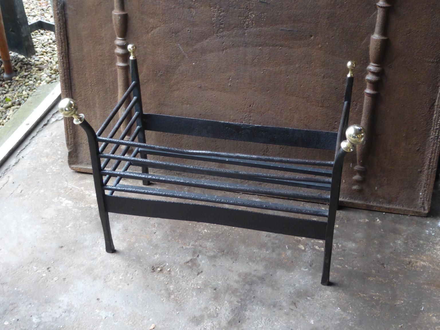 Antique Dutch Victorian Fireplace Grate Or Fire Basket, 19th Century photo 2346.0