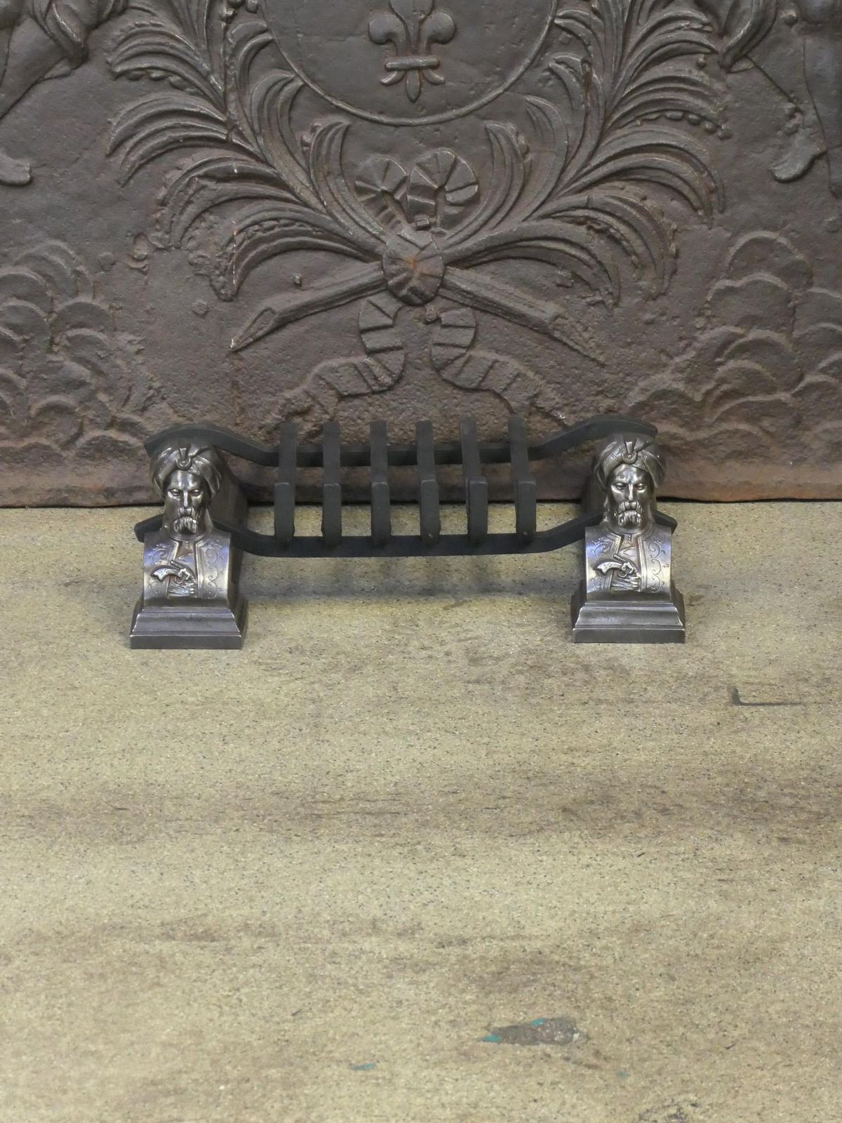 French Napoleon III Period Fireplace Log Grate, 19th Century photo furniture
