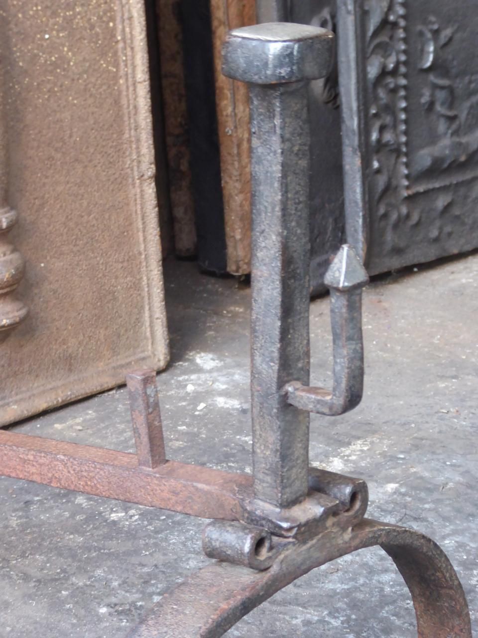 18th Century French Louis XV Andirons Or Firedogs photo buy