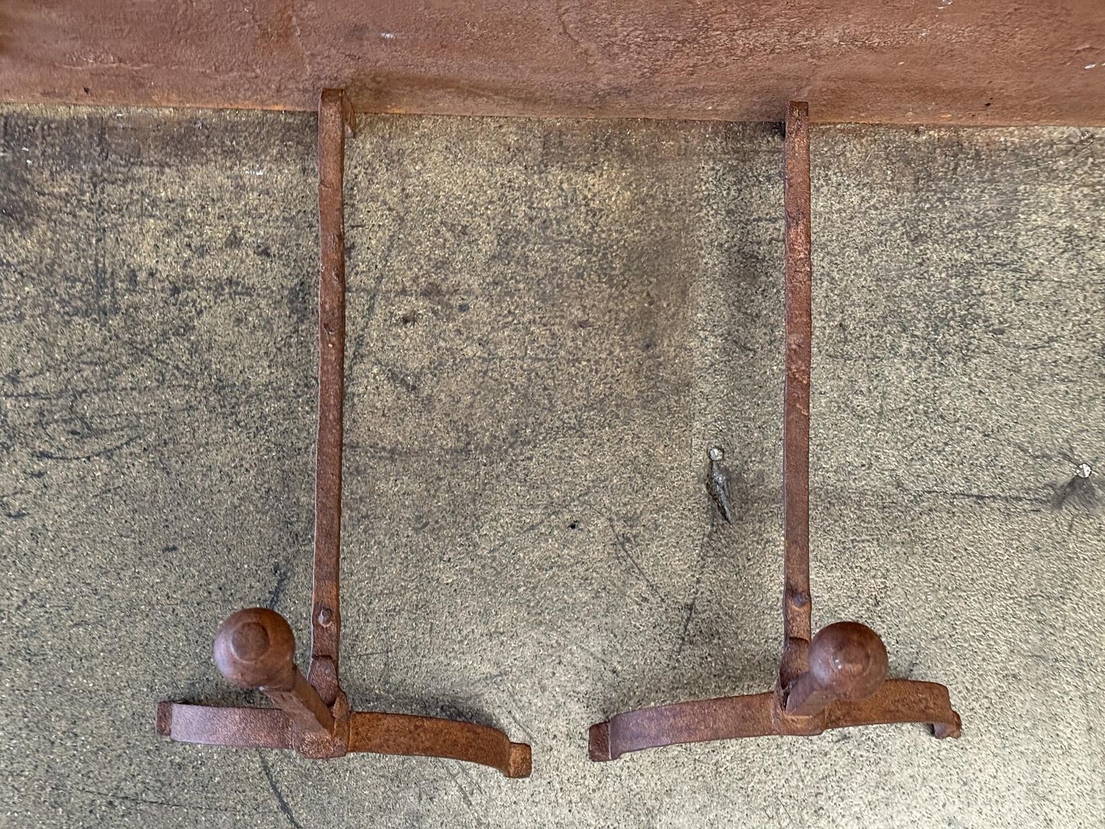 19th Century French Neoclassical Period Andirons Or Firedogs photo Home Fixtures