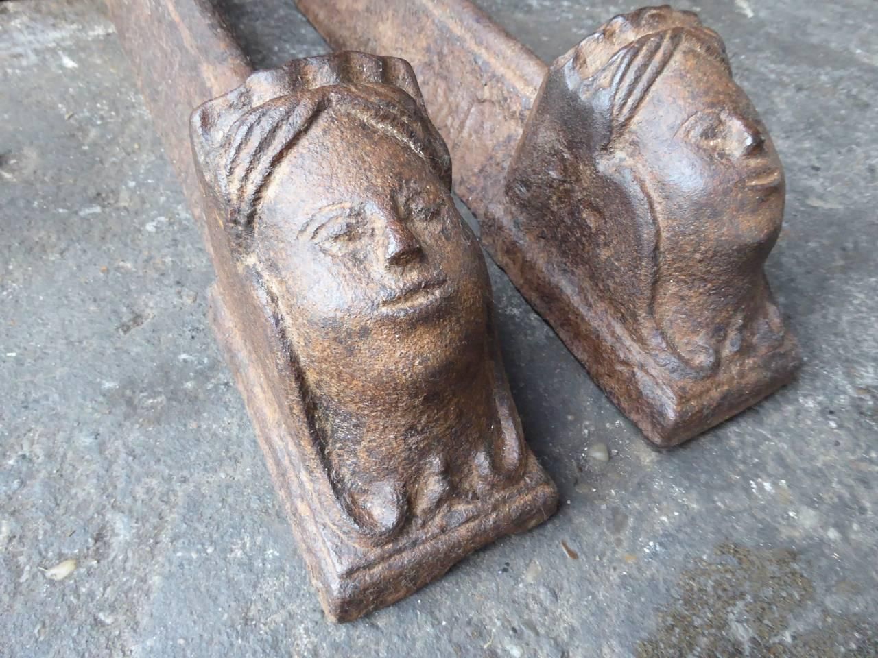 18th Century French Andirons Or Firedogs photo 235.0