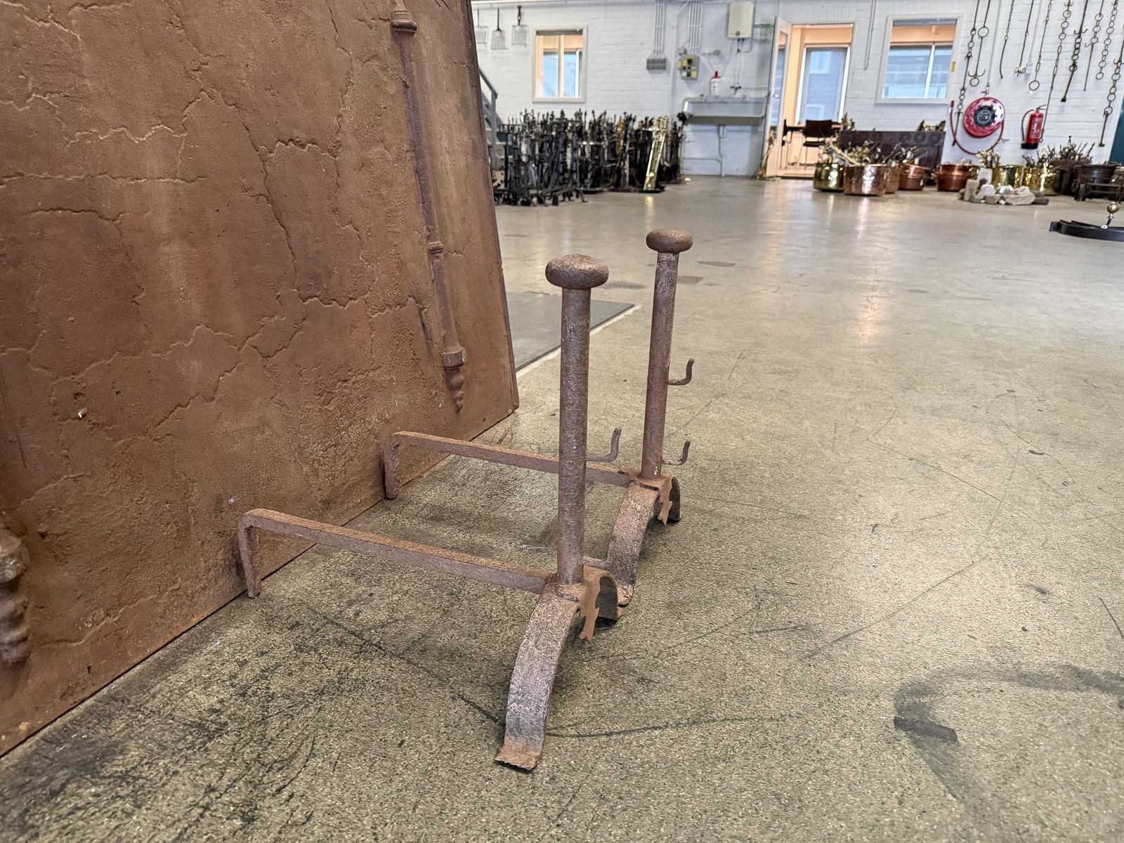 photo buy French Napoleon III Style Andirons Or Firedogs, Early 20th Century