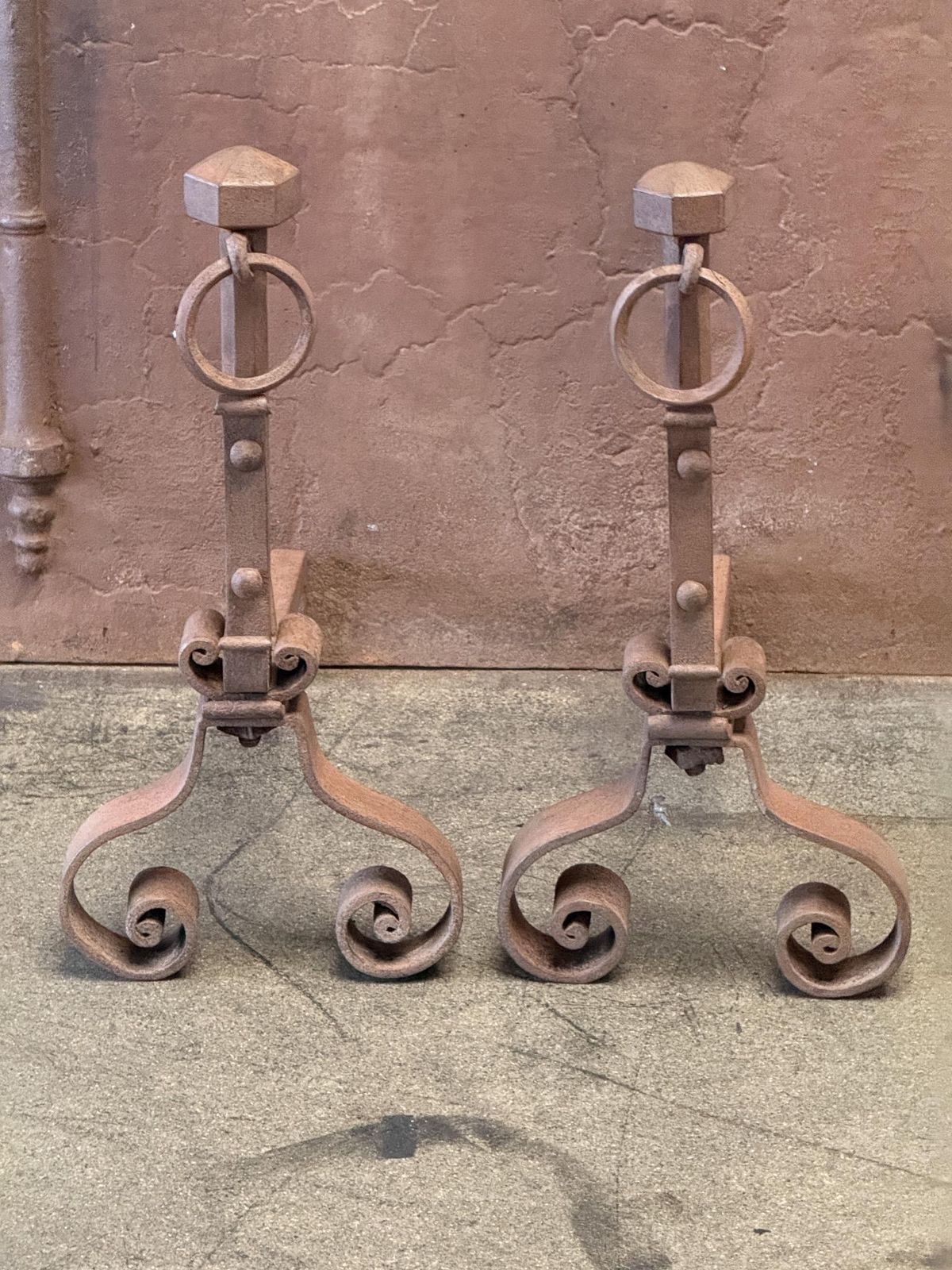 Early 19th Century French Firedogs Or Andirons photo furniture