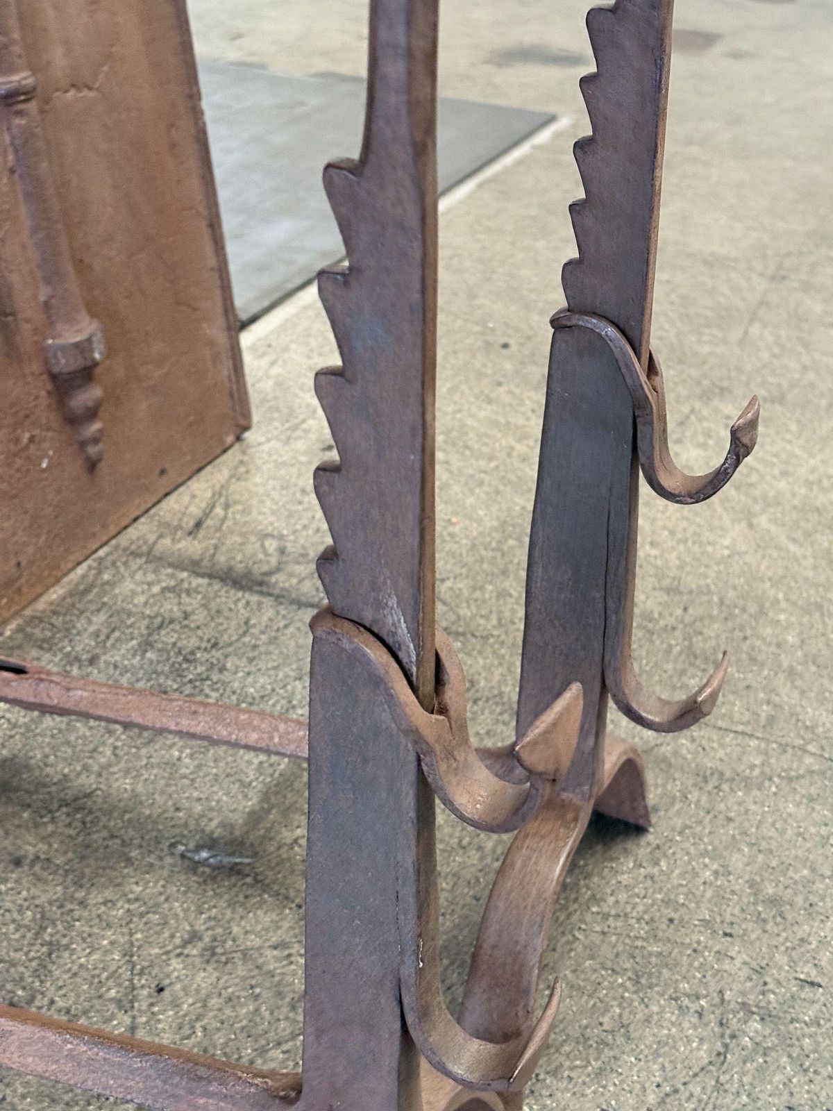 18th Century French Louis XV Period Andirons Or Firedogs photo buy