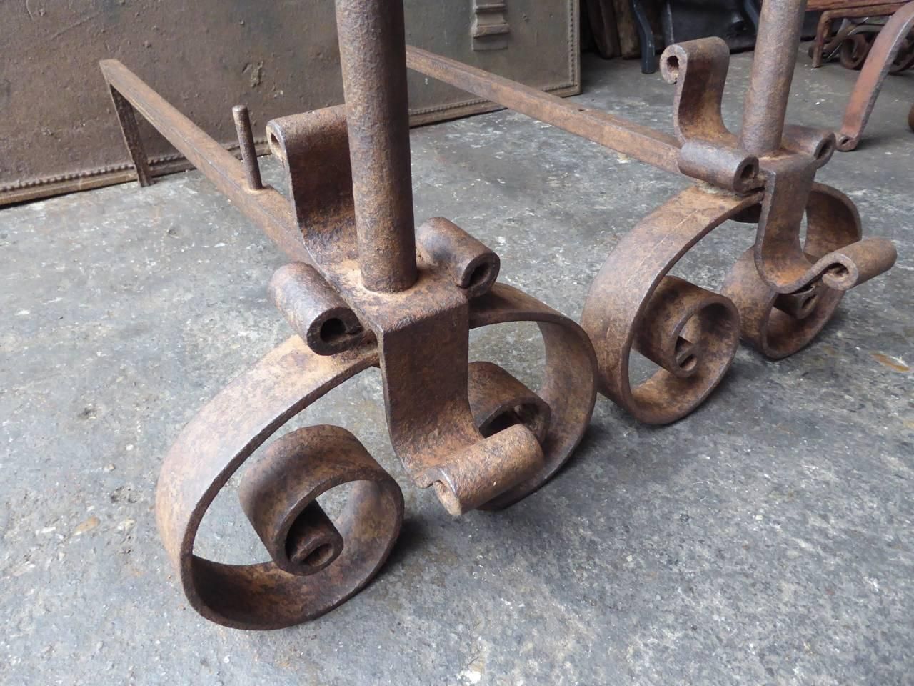 19th Century, French Firedogs Or Andirons photo Home Fixtures