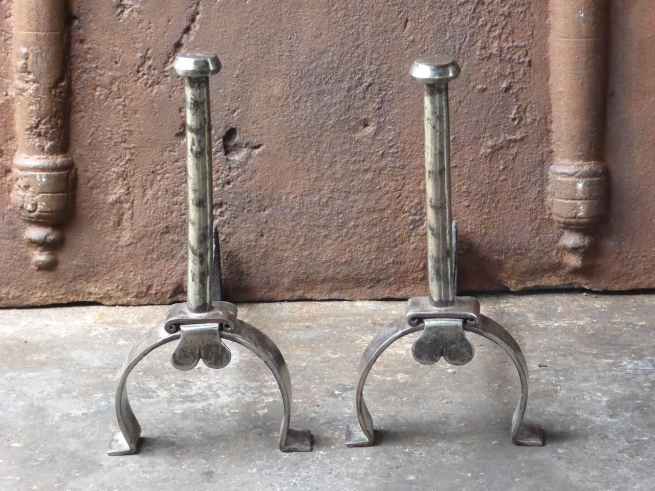 19th Century French Andirons Or Firedogs photo furniture