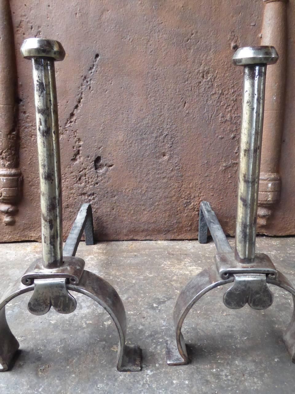 19th Century French Andirons Or Firedogs photo 405.0