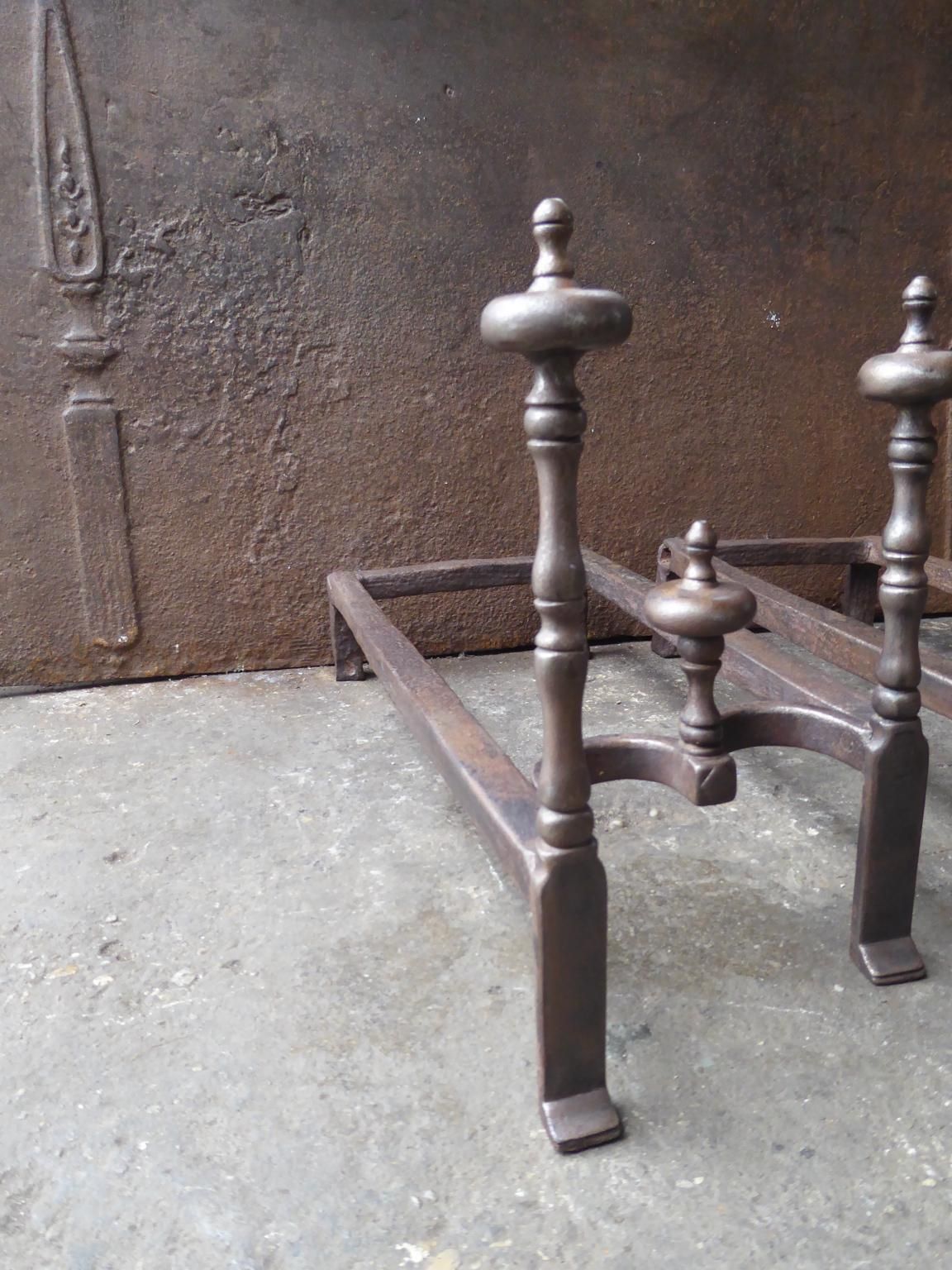 18th 19th Century French Neoclassical Period Andirons Or Firedogs photo buy