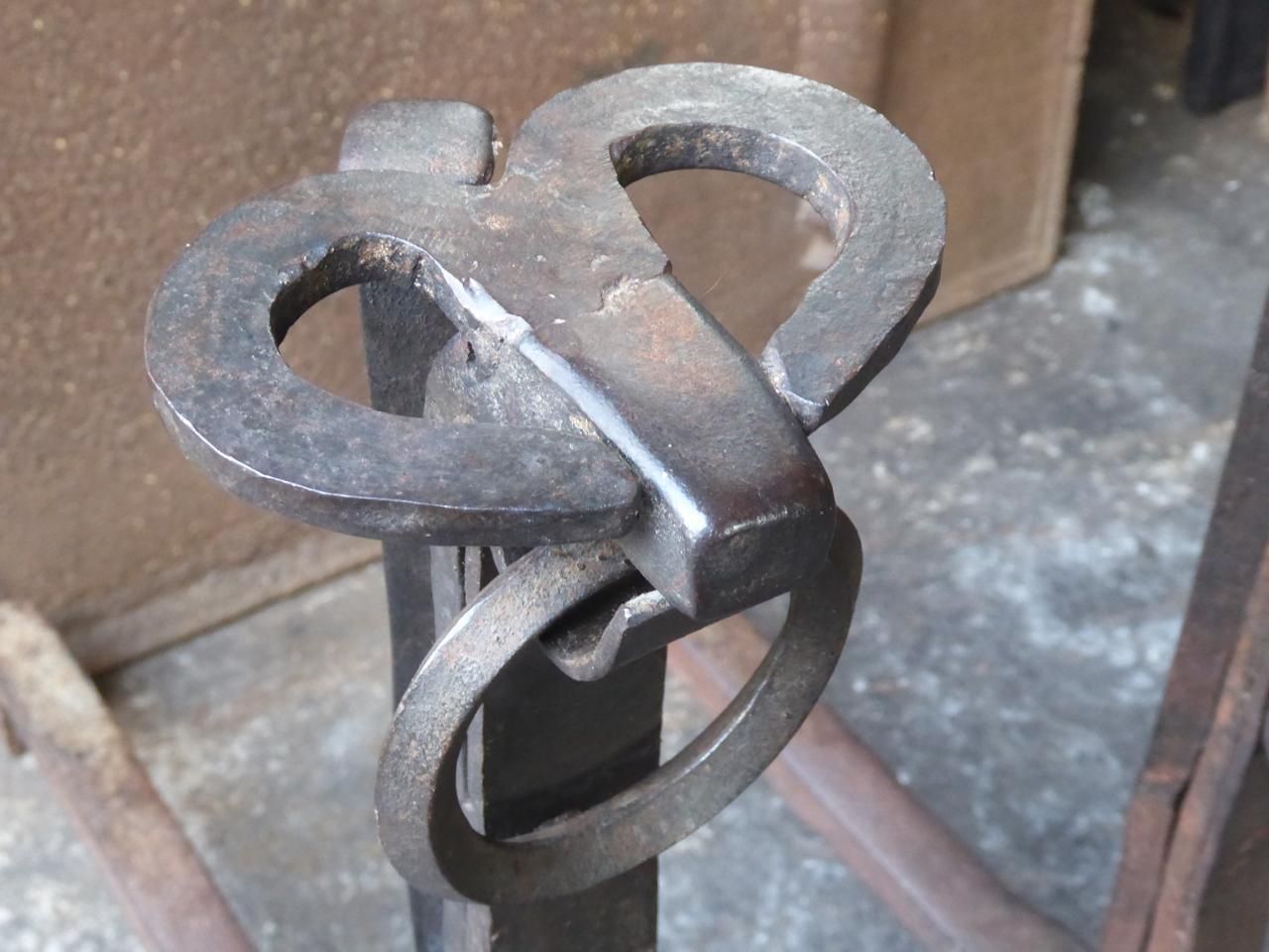 19th Century French Gothic Style Andirons Or Firedogs photo buy