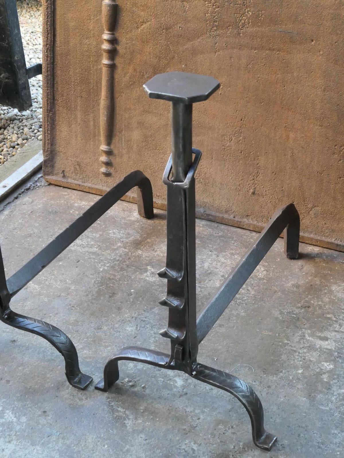 Large French 18th Century Andirons photo 1002.0