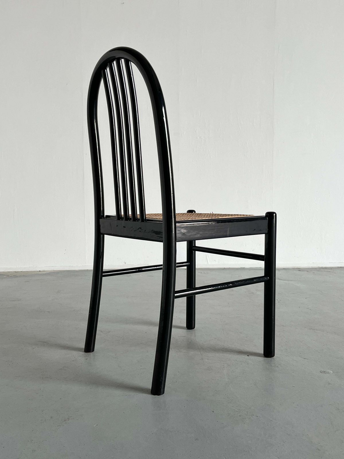 1 Of 30 Vintage Italian Mid Century Modern Bentwood Bistro Chairs, 1970s Italy photo vintage