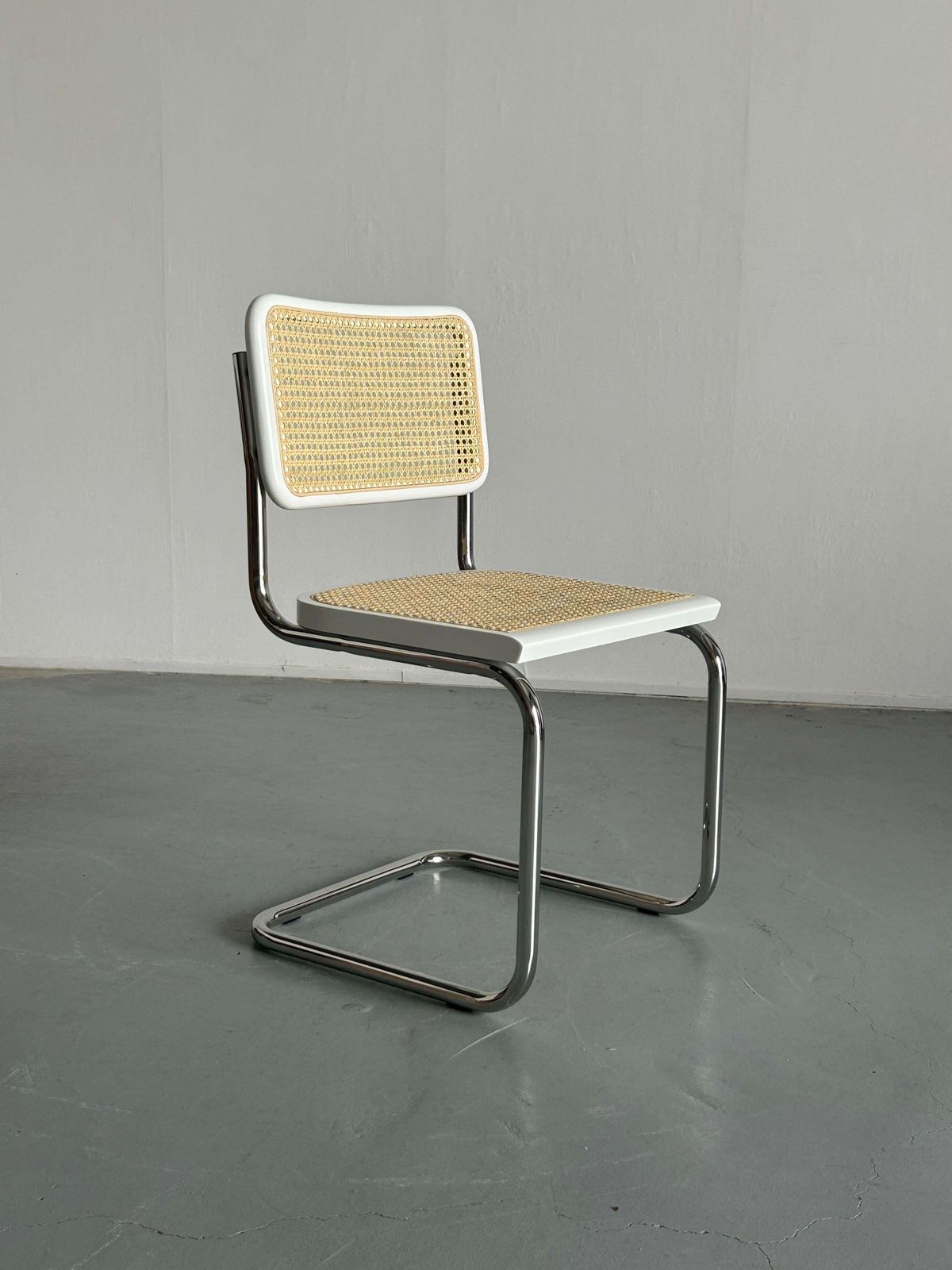 1 Of 12 Vintage Cesca Mid Century Cantilever Chair, Marcel Breuer B32 Design photo Furniture