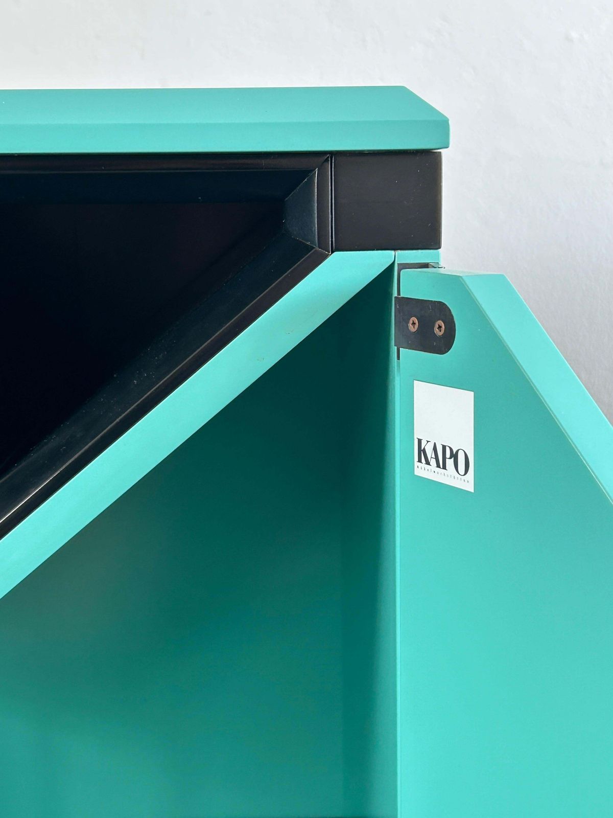 3626.0 Pair Of Postmodern Memphis Style Bar Cabinets By Kapo Möbelwerkstätte, 1980s photo
