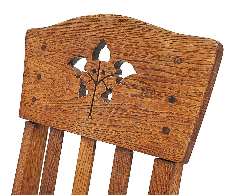 Set Of 6 Art Nouveau Chairs By Léon Jallot photo vinterior