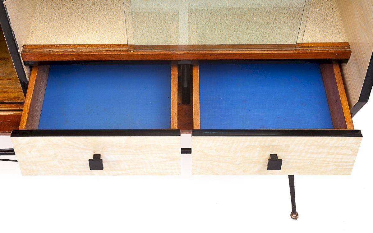 Furniture Modern Formica Sideboard, 1950s photo
