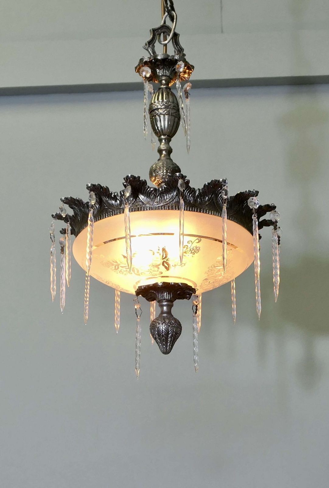 French Crystal Chandelier photo Lighting