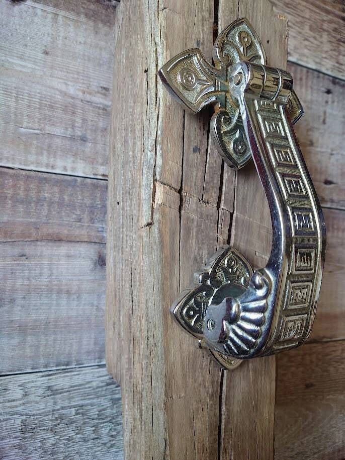 Chome Plated Gothic Door Knocker photo Home Fixtures