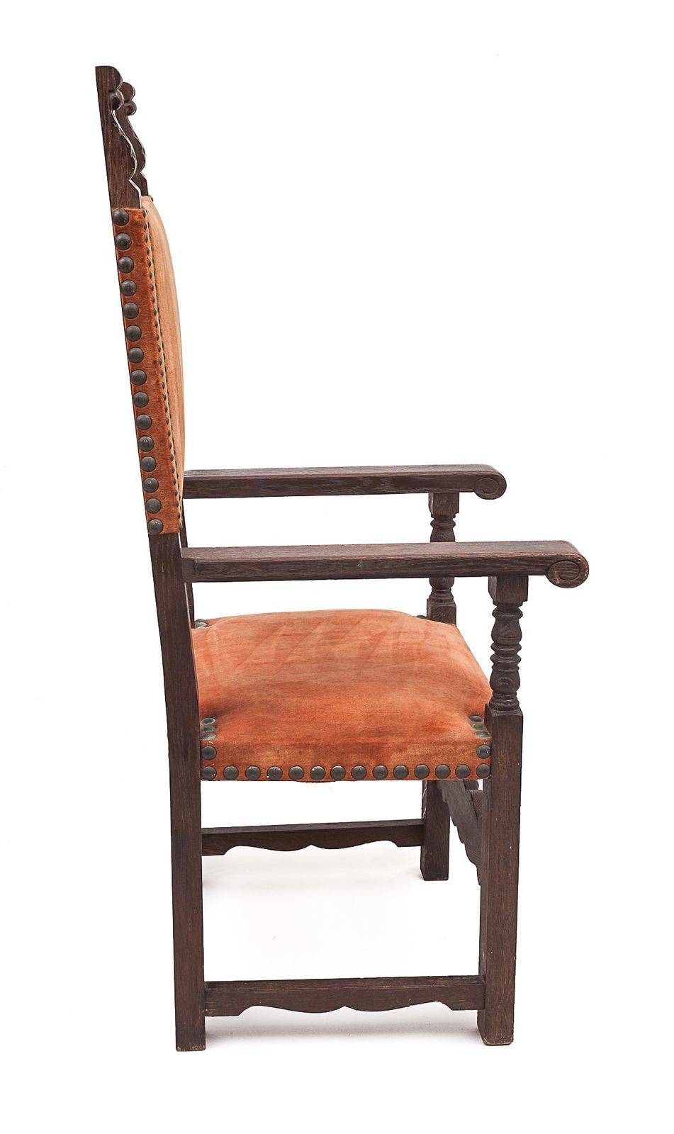 Ceremonial Armchair In Palm Wood, 1920 photo for sale