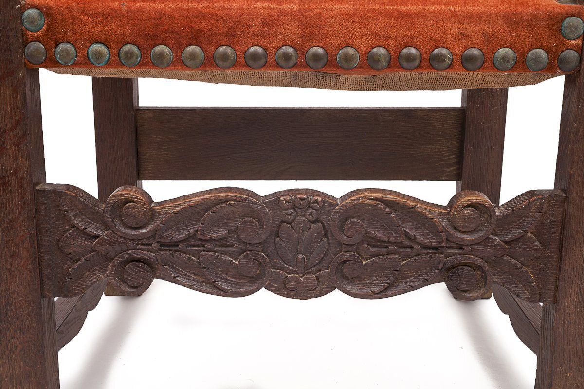 1497.0 Ceremonial Armchair In Palm Wood, 1920 photo
