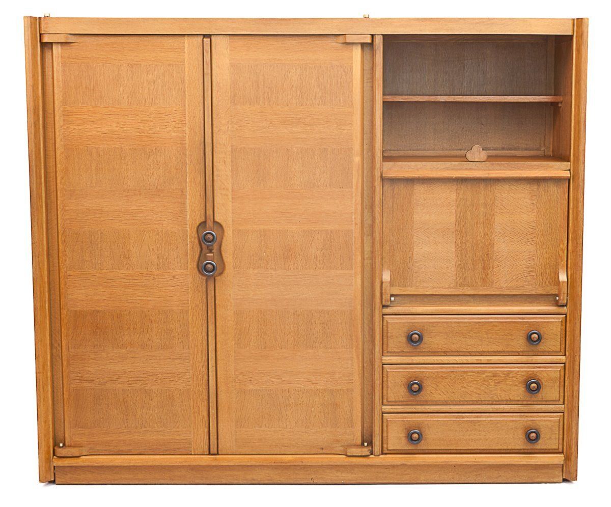 Pair Of Guillerme And Chambron Wardrobes photo Furniture