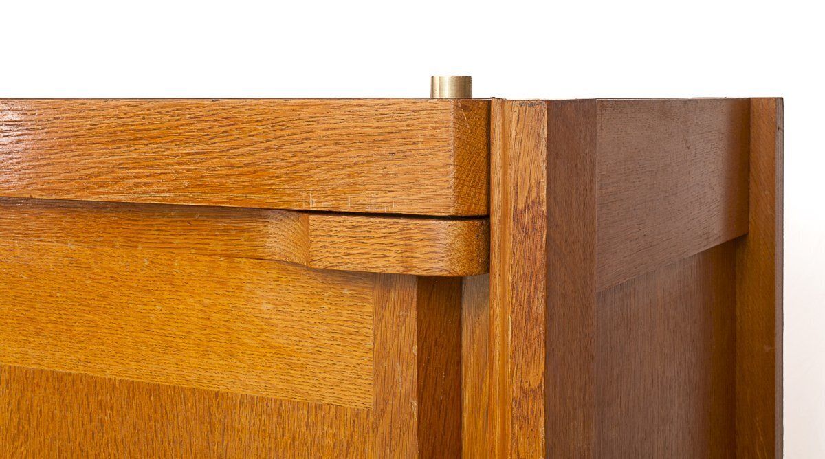 Furniture Pair Of Guillerme And Chambron Wardrobes photo