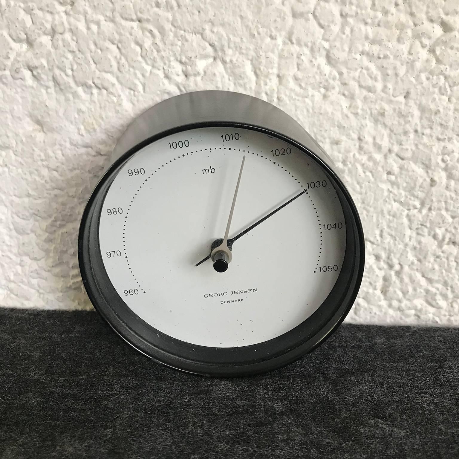 1970, Henning Koppel, Original Early Clock And Weather Station For Georg Jensen photo vinterior